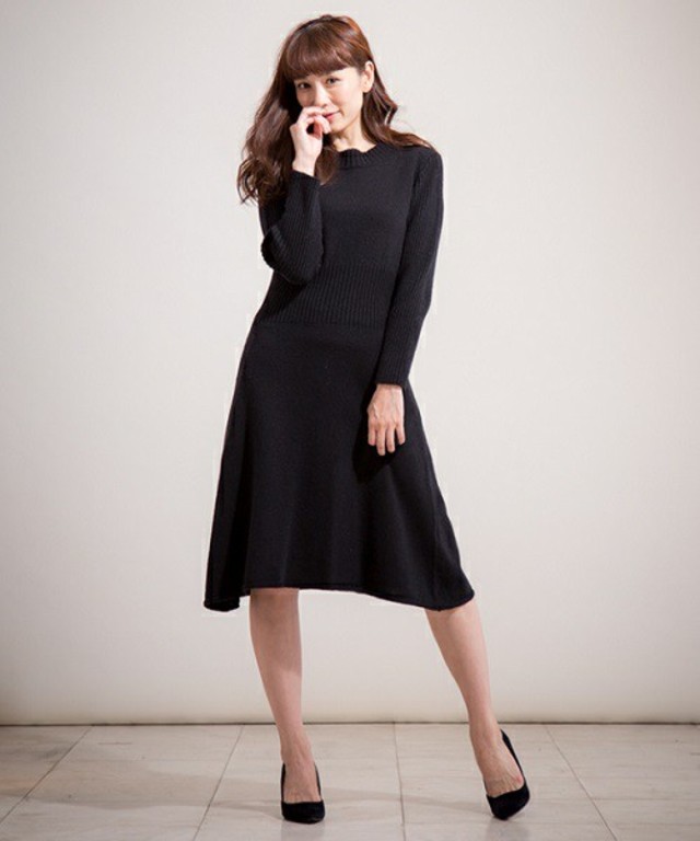 Banner Barrett ハイネックニットワンピース