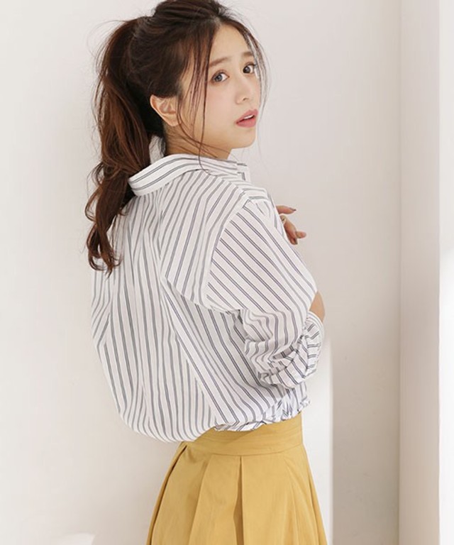 nano・universe　CLEAN&SMOOTH//バックコクーンシャツ