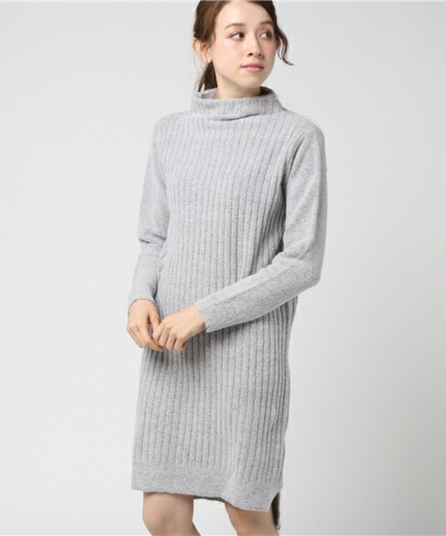 MAISON TOKYO ボトルネックニットワンピース