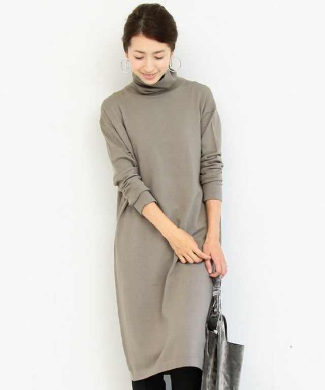 BEAUTY&YOUTH UNITED ARROWS ウォッシャブルウールタートルニットワンピース