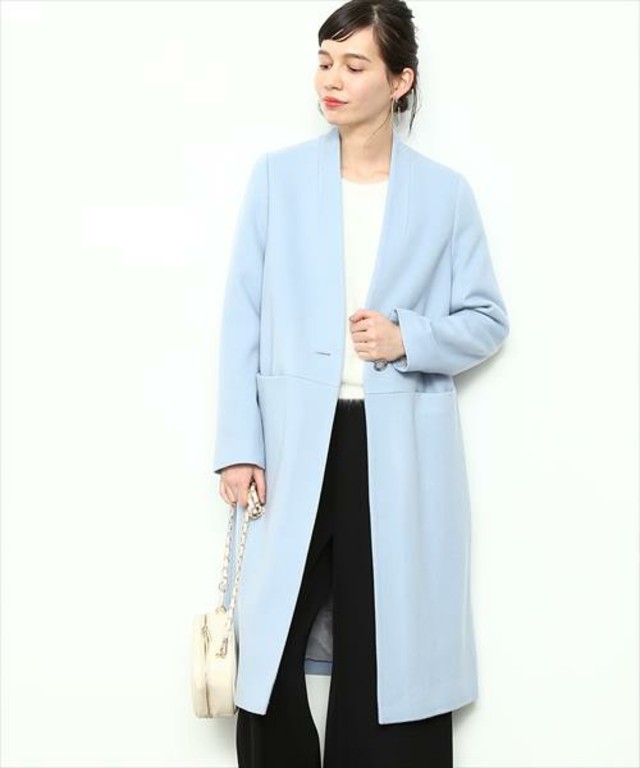 ADAM ET ROPE' /シングルノーカラーコート