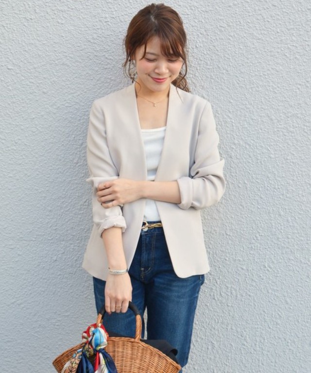 SHIPS for women 　ノーラペルジャケット