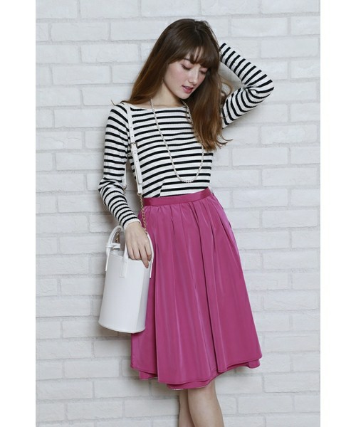 Apuweiser-riche：springリバーシブルスカート