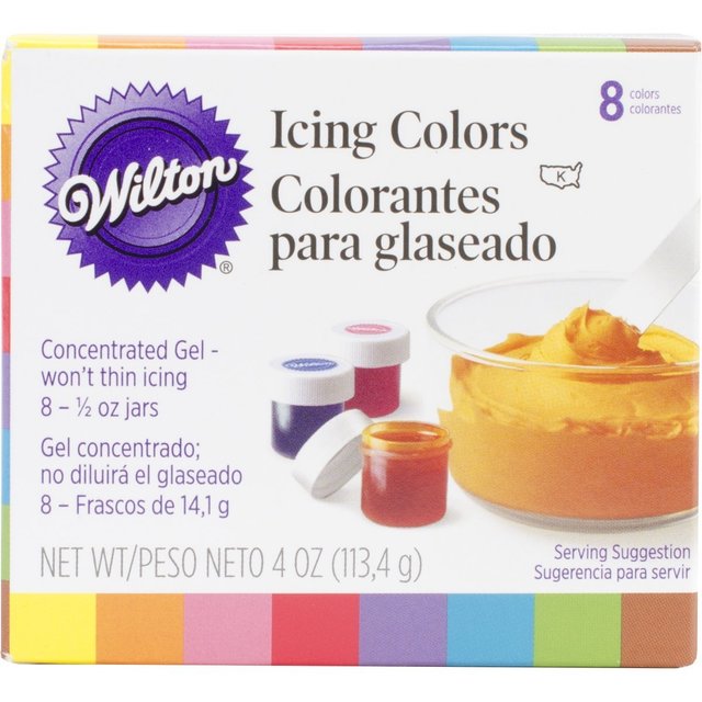 WILTON (ウィルトン)　アイシング 8カラーキット 0.5oz