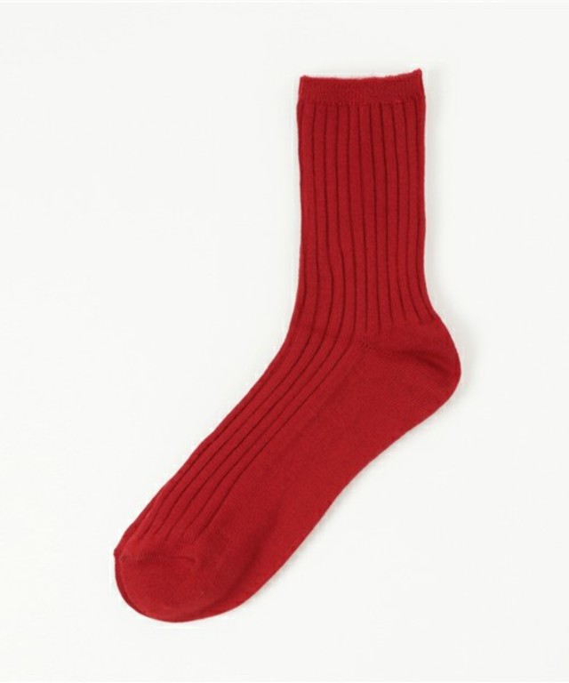 無地リブソックス
