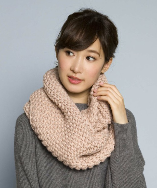 ローゲージニットスヌード