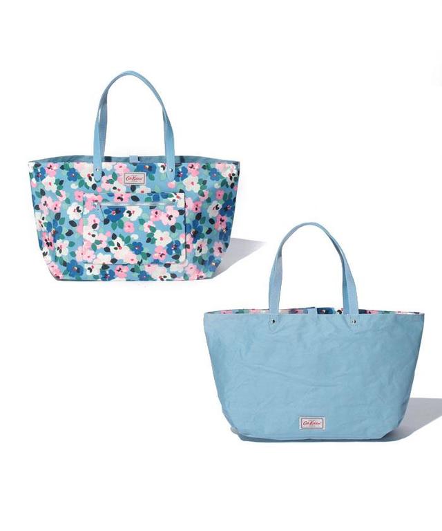 リバーシブルトート ラージペインテッドパンジーズ