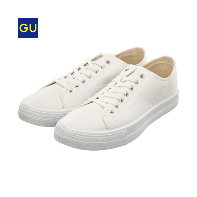 （GU）キャンバスローカットスニーカー