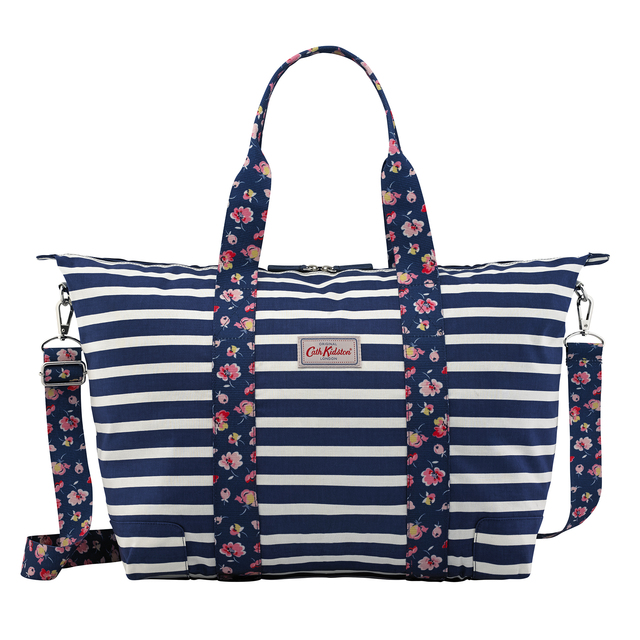 オーバーナイトバッグ ブルトンストライプ