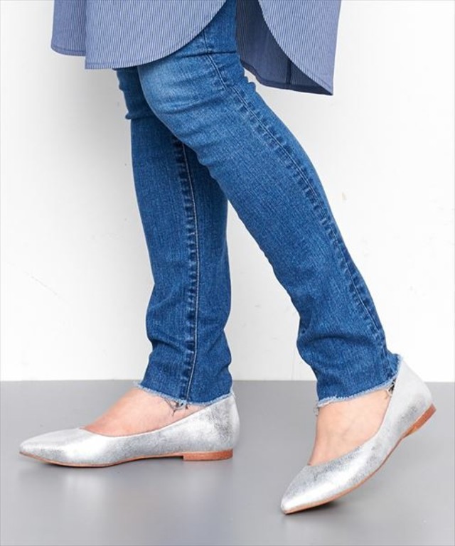 ADAM ET ROPE' ボロネーゼフラットシューズ