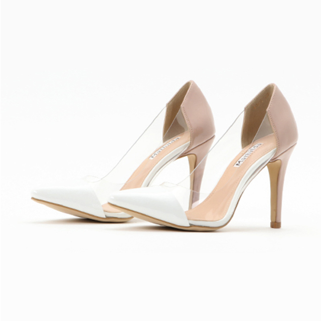 サイドクリアエナメルパンプス