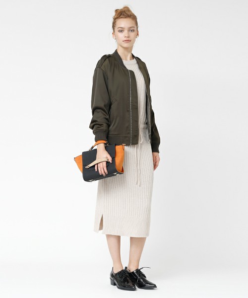 titivateリブニットワンピース