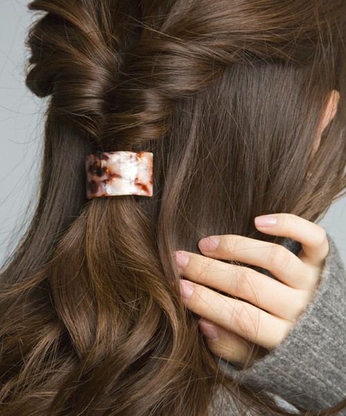 べっ甲プレートヘアゴム【PLAIN CLOTHING】