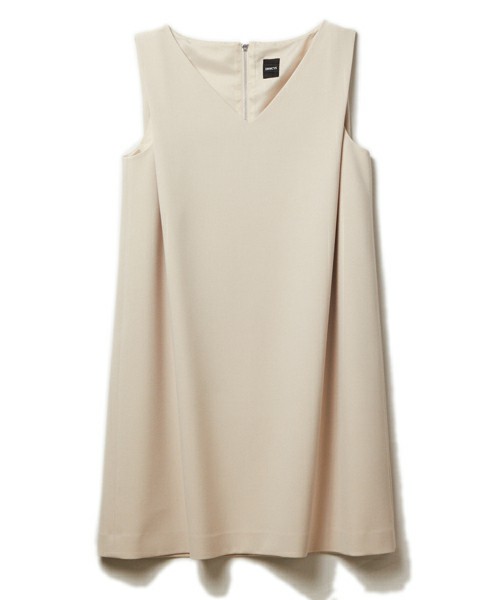 DRWCYS カラーVネックノースリワンピース