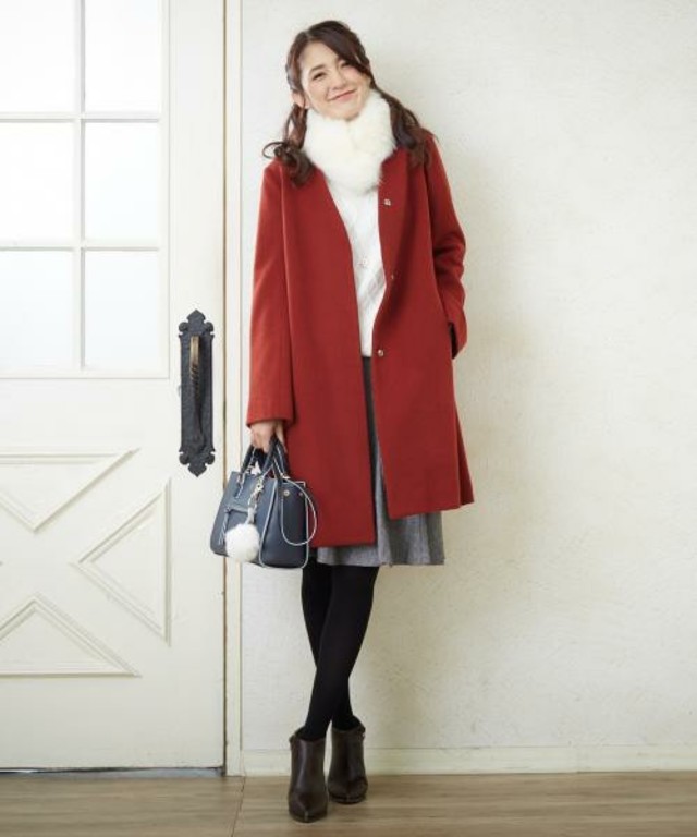 組曲 　ウールアンゴラビーバー コート