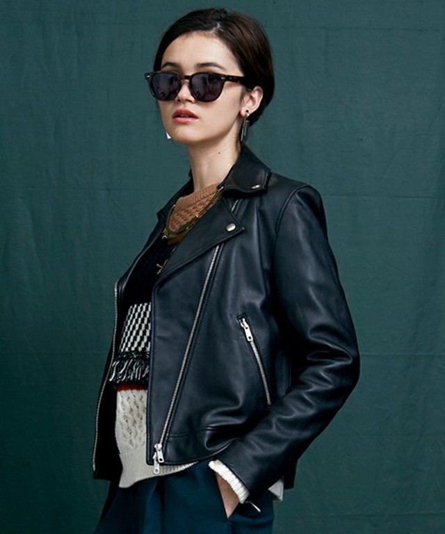 UNITED TOKYO ダブルレザーライダースジャケット