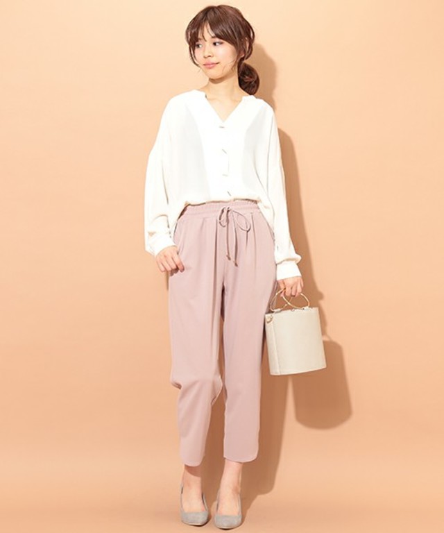 natural couture エアリージョガーパンツ