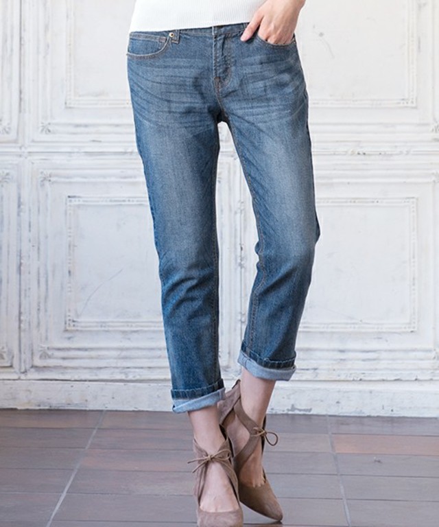 Pierrot テーパード デニム