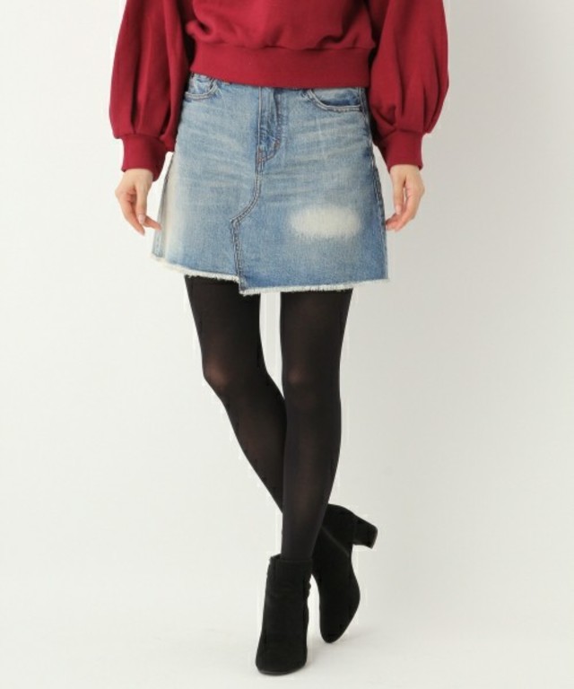 apart by lowrys リメイクデニムミニスカート