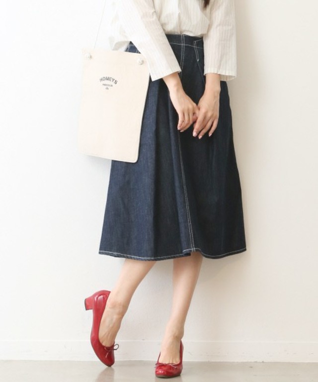 everyday by collex 8.5ozデニムタックトラペーズ