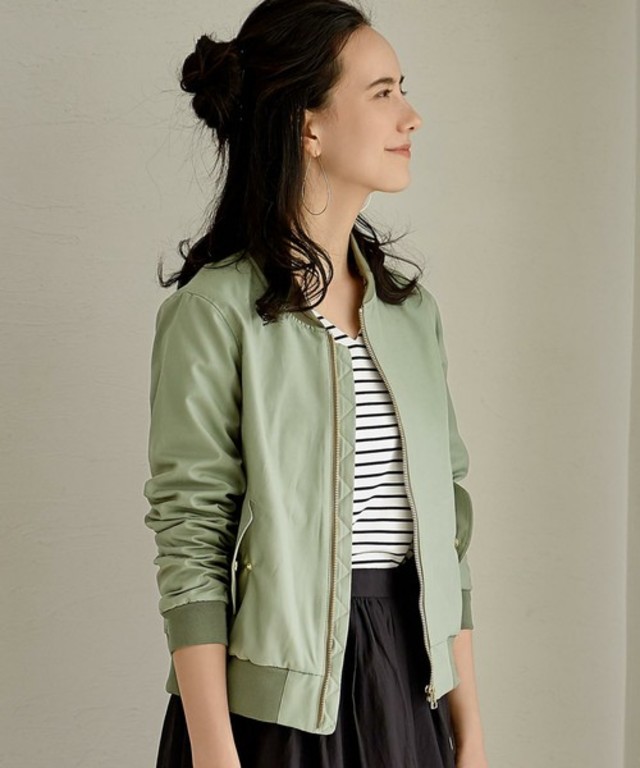 green label relaxing　CB T/Cクリア TWL MA-1 ブルゾン