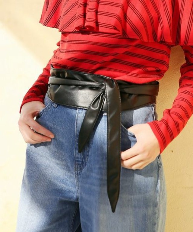 LOWRYS FARM リボンサッシュベルト