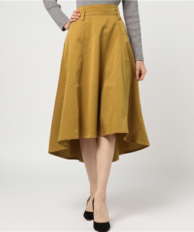 グログランフレアスカート