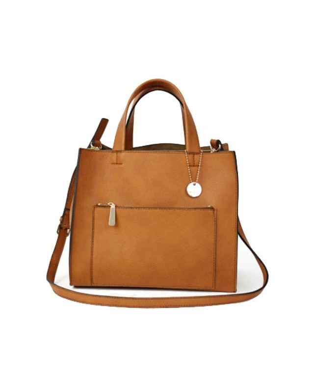 １枚合皮２ｗａｙミニトートバッグ