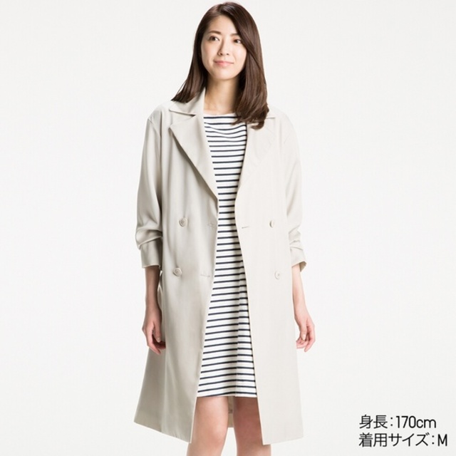 ドレープトレンチコート