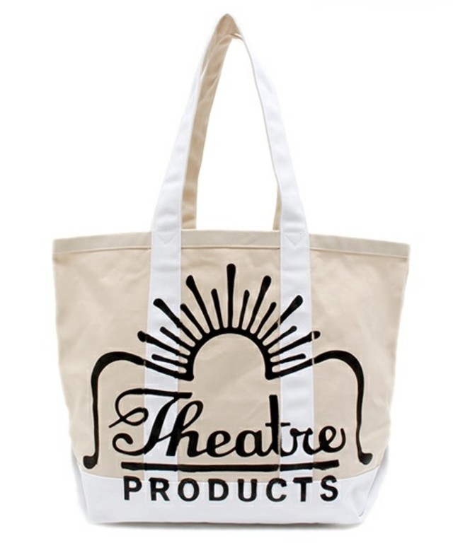 【シアタープロダクツ】コットンキャンバス ロゴプリント トートバッグ