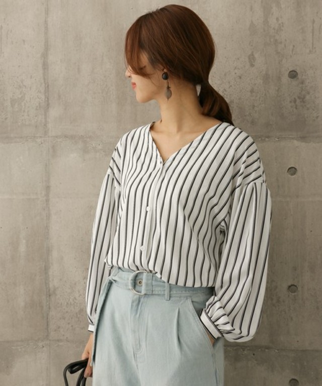 URBAN RESEARCH DOORS　ストライプシャツ