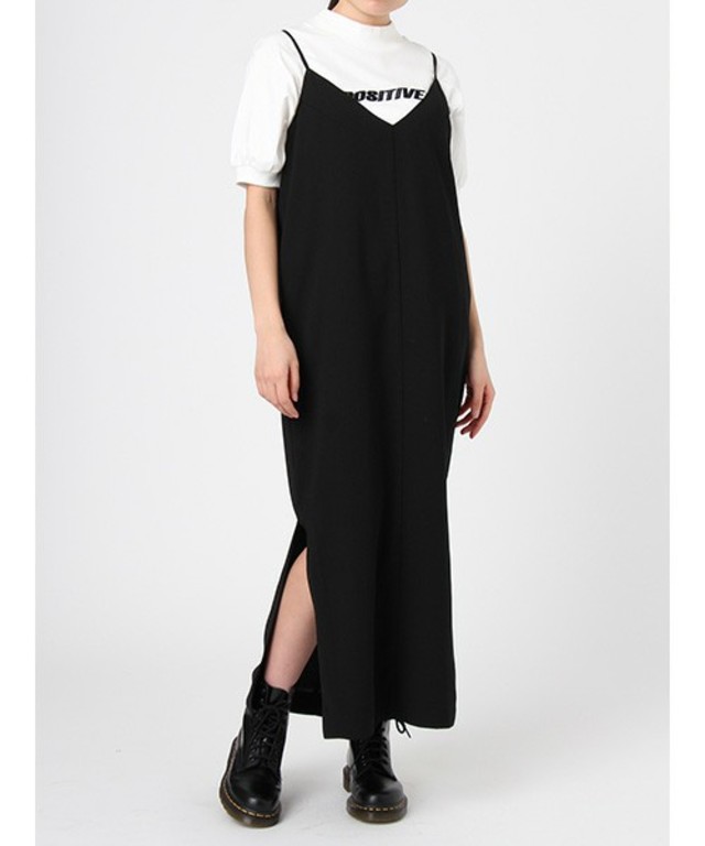 シンプルキャミワンピース