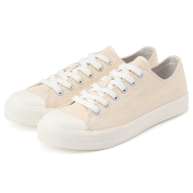 無印良品　撥水オーガニックコットンスニーカー