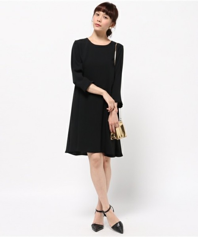 Virca 7分袖Aラインワンピース