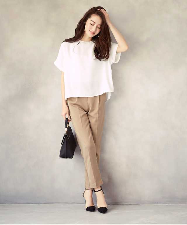 テーパードイージーパンツ