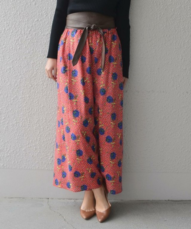 SHIPS for woman / リバティプリントワイドパンツ