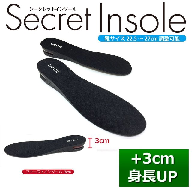シークレットインソール 3cm