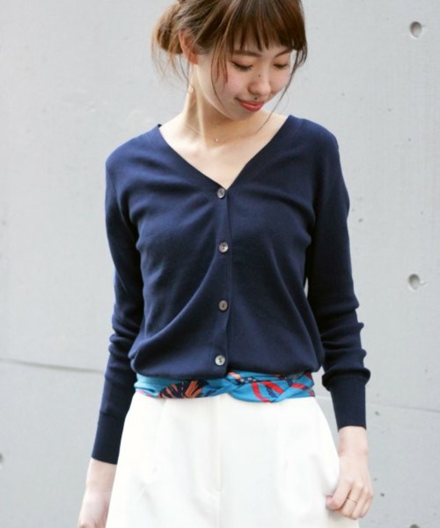 COTTON V カーディガン