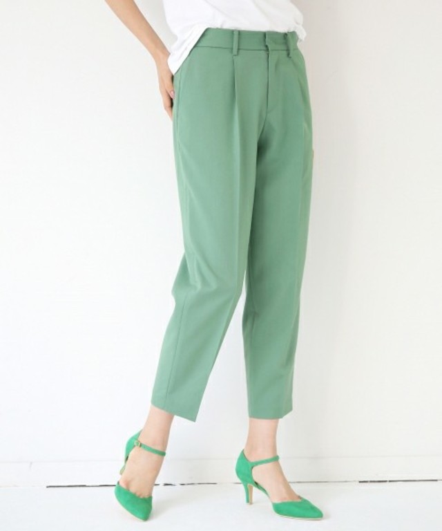 P/PUテーパードパンツ