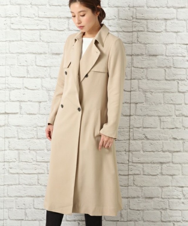 【LEPSIM】テンセルロングトレンチコート