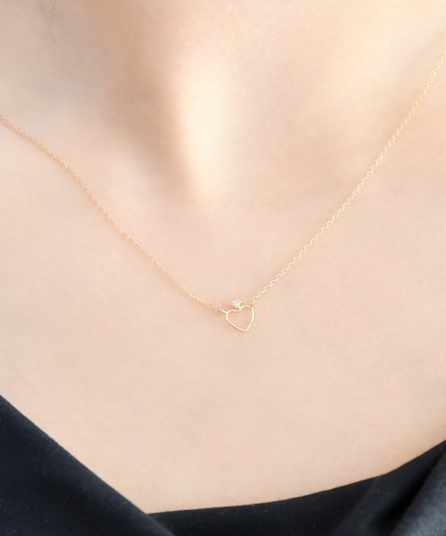 Jewel Addict / ハーティビジューネックレス