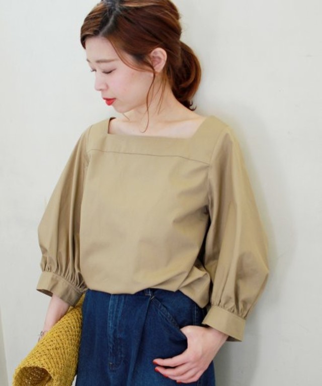 JOURNAL STANDARD / チノスクエアパフブラウス