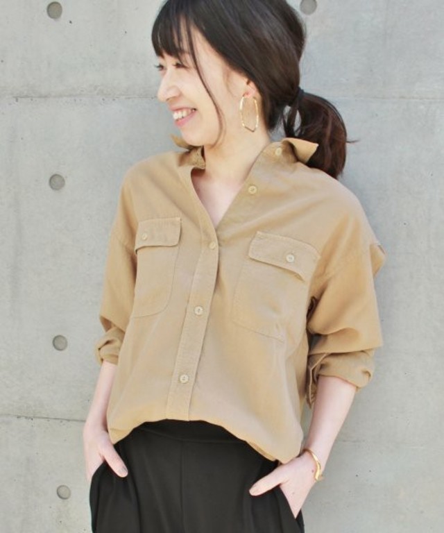 JOURNAL STANDARD / ミリタリーローンシャツ