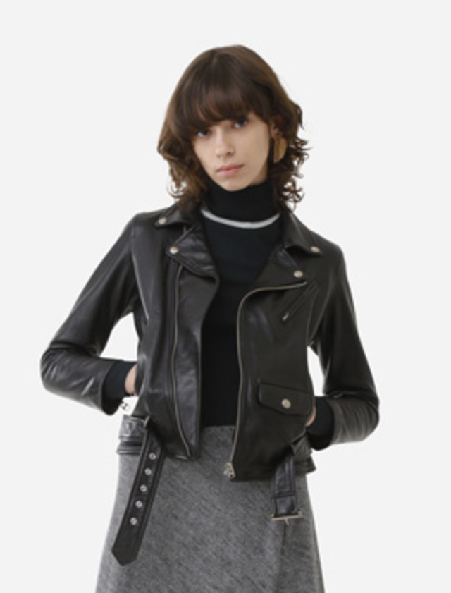 vintage leather riders jacket