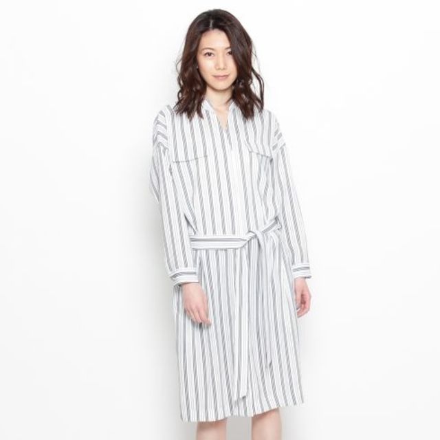 ジャージーシャツドレス