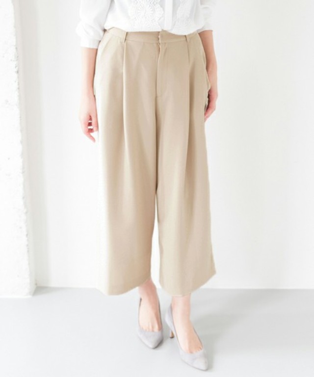 ROSSO ストレートガウチョパンツ