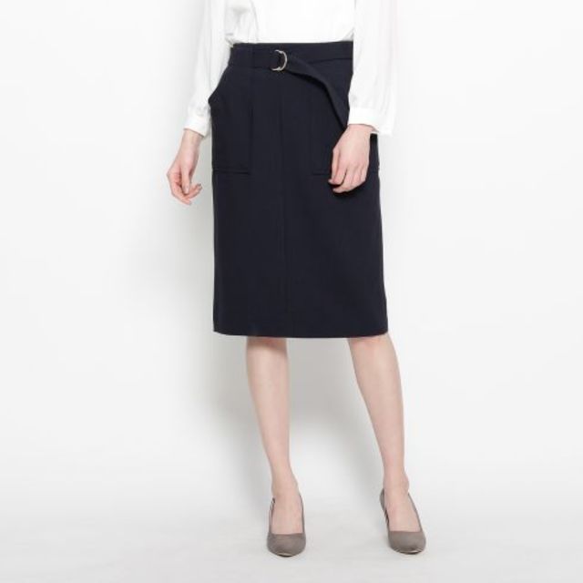 トラッドテイストボックスタイトスカート