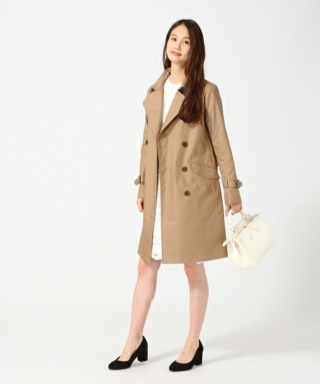 GLOBAL WORK スカラップレースワンピース7分袖