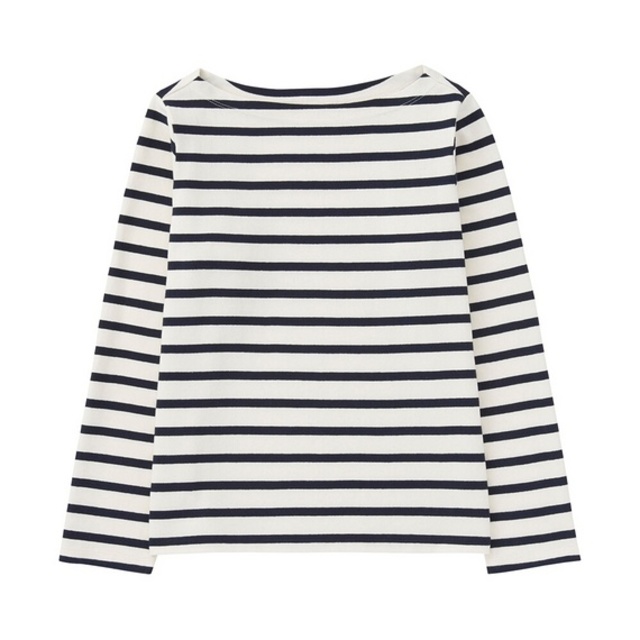UNIQLO　ボーダーボートネックT（長袖）