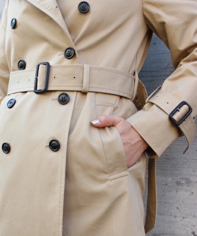 撥水レギュラートレンチコート/ mysty woman